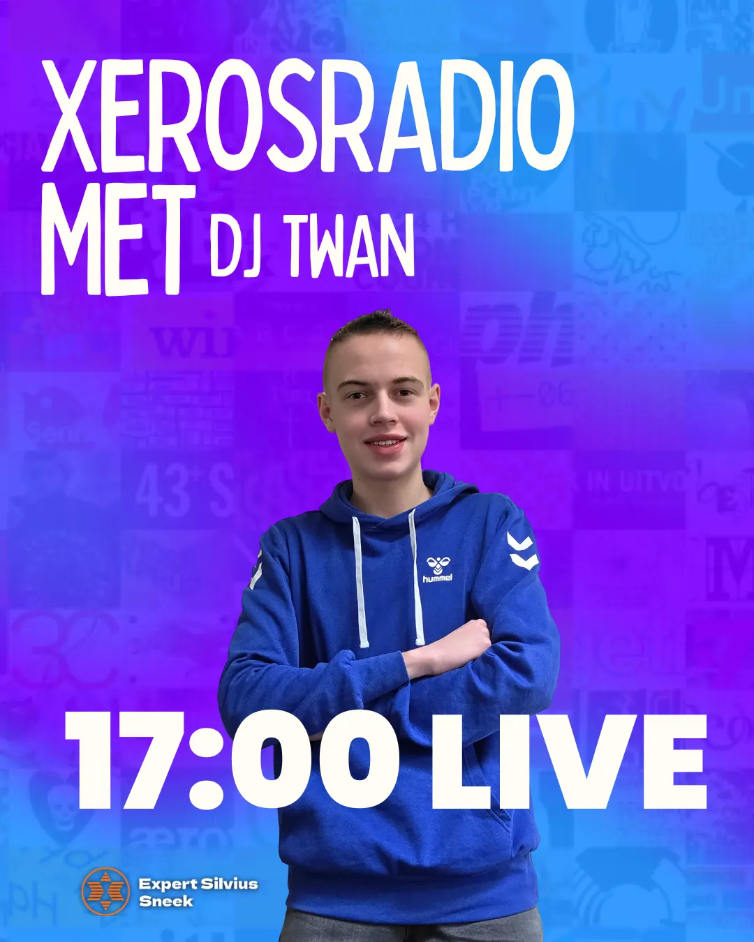 Vanmiddag vanaf 17:00 hoor je DJ Twan Live